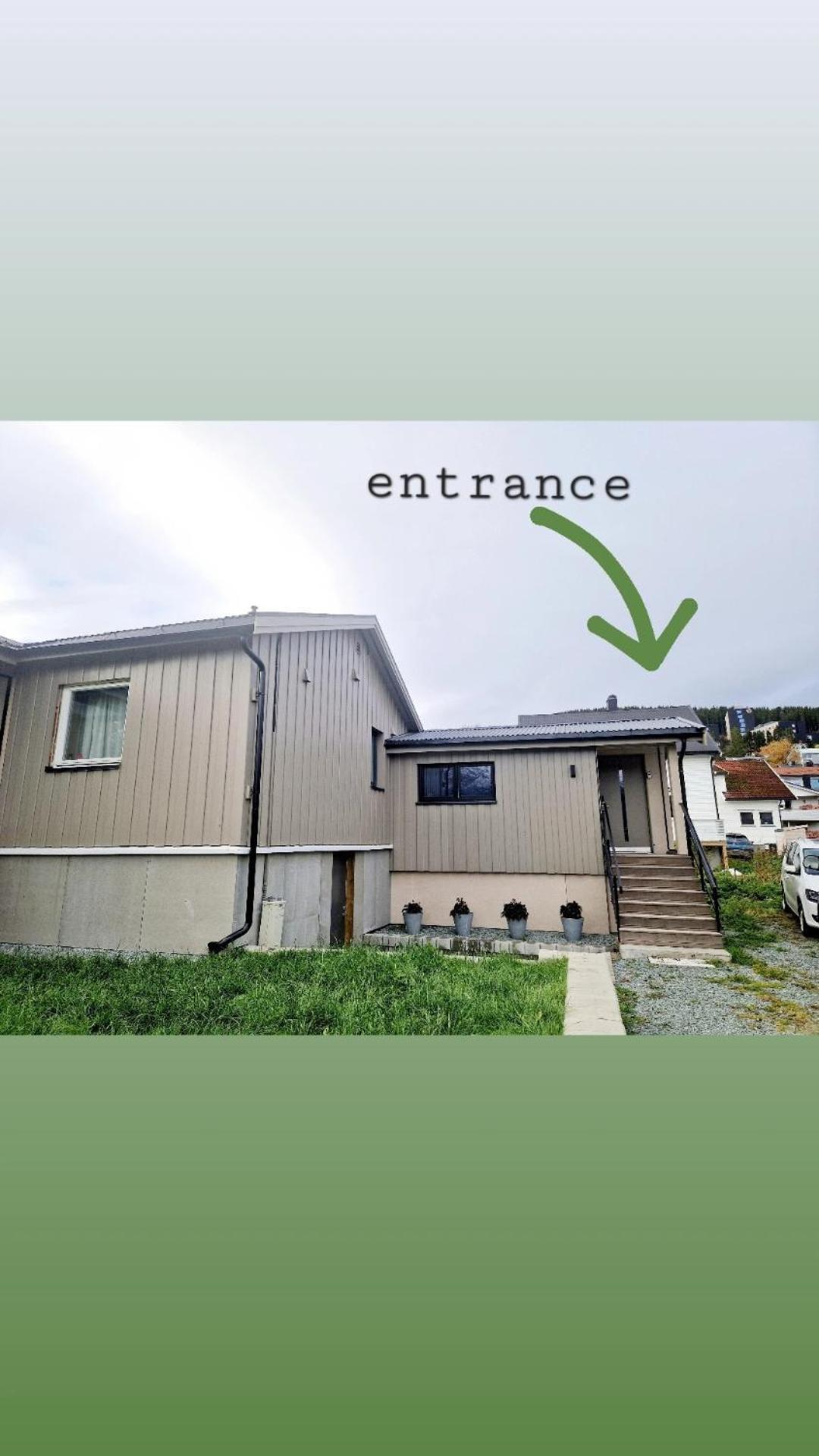 Northern Living 1 Room With Shared Bathroom Tromsø Exterior foto